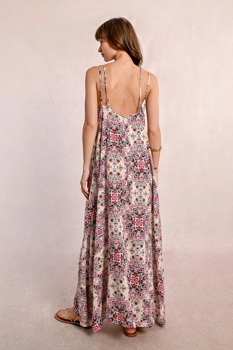 Luna Long Dress w/ Double Straps