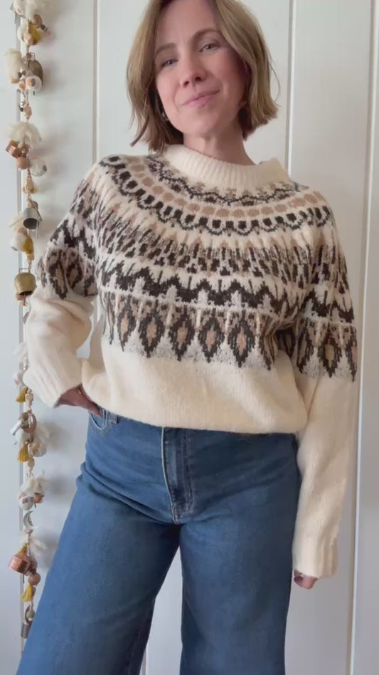Colette Nordic Pattern Knit