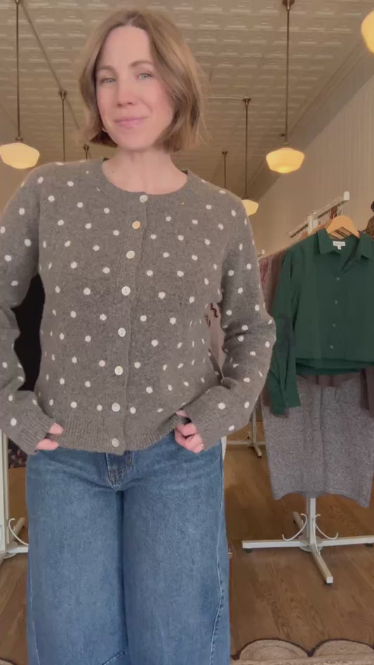 Mabel Polka Dot Cardigan