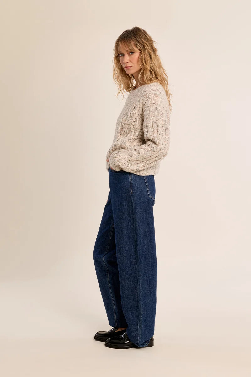 Amelia Cabel Knit Sweater/Natural