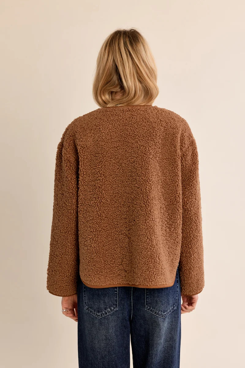 Brooklyn Button-Down Jacket/Camel