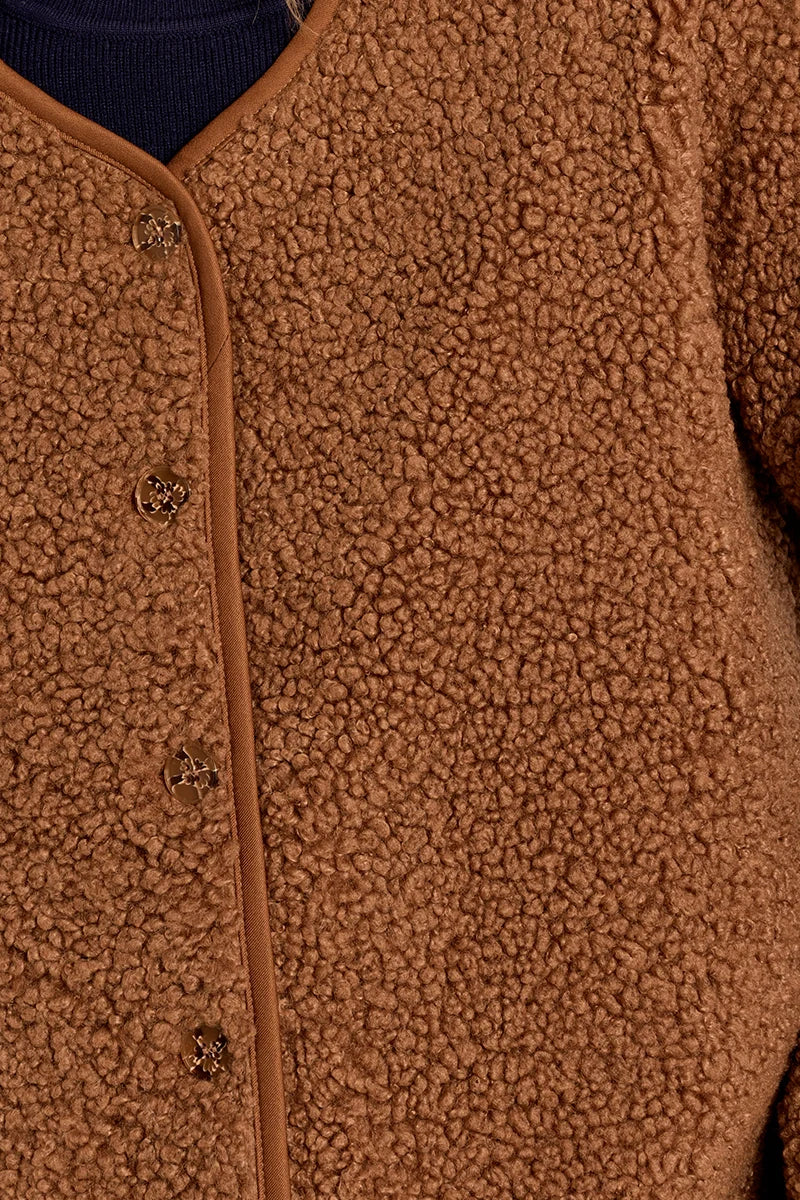 Brooklyn Button-Down Jacket/Camel