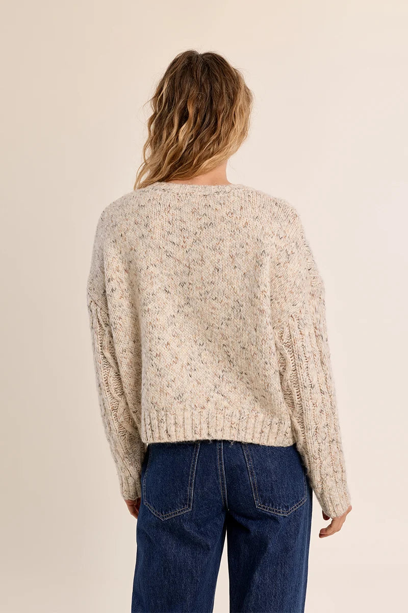 Amelia Cabel Knit Sweater/Natural