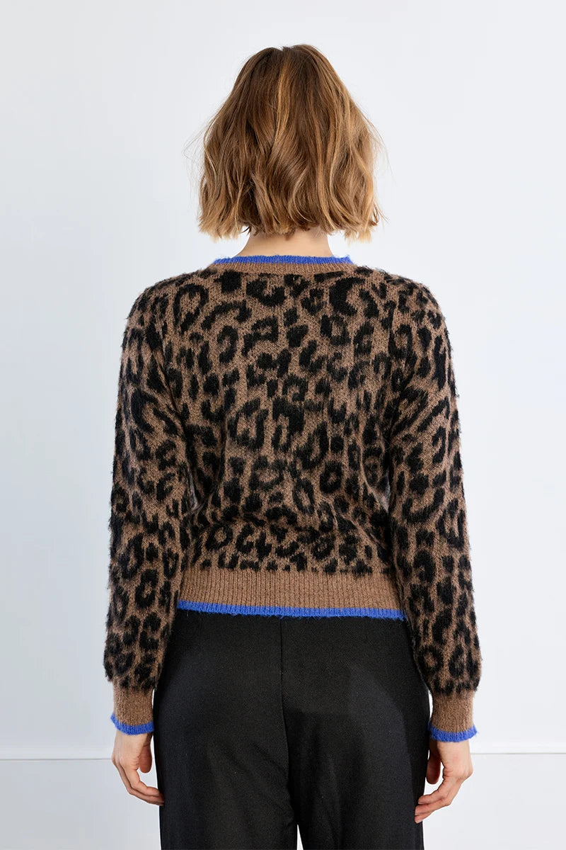 Eve Leoplard Knit Sweater