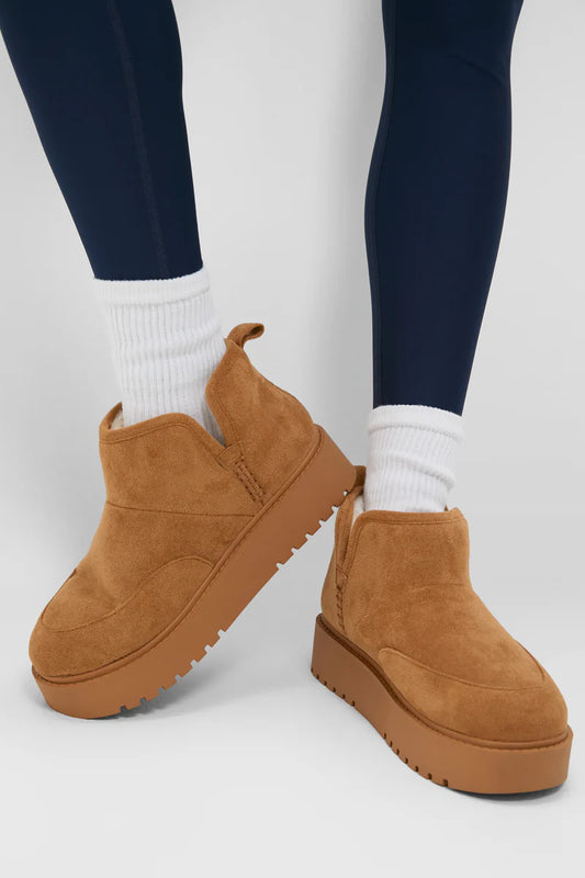 Alps Fuzzy Platform Boot/Chestnut
