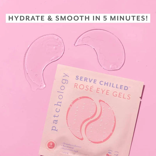 Serve Chilled Rose Hydrating Eye Gels