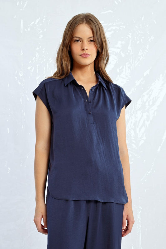 Anne Marie Collar Top