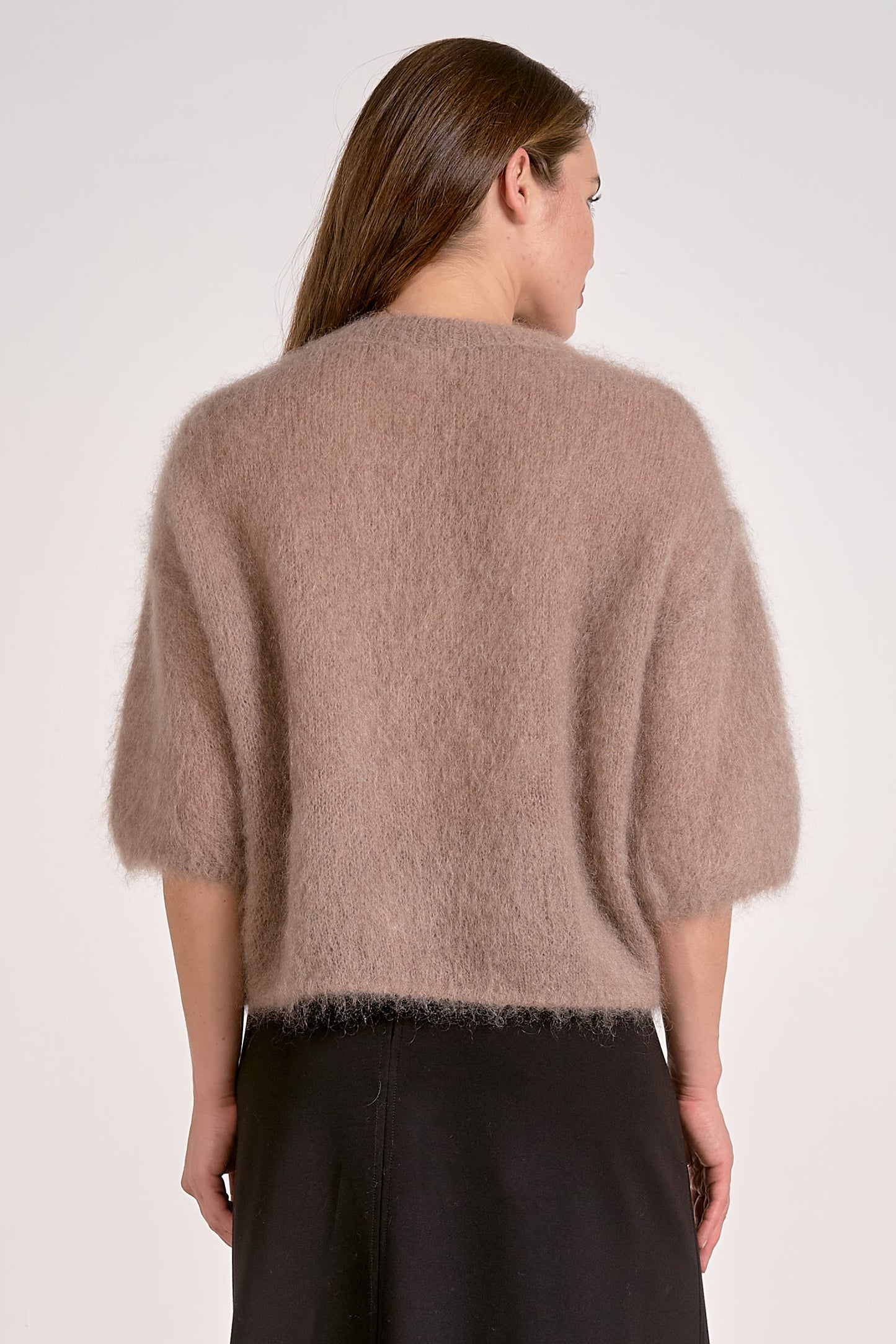 Meadow Short Sleeve Fuzzy Sweater