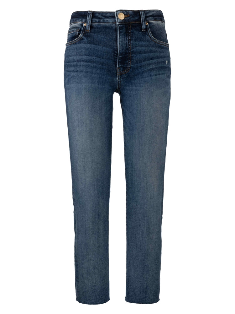 Reese High Rise Ankle Straight Leg Denim