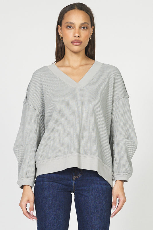 Martine V Neck Long sleeve Top