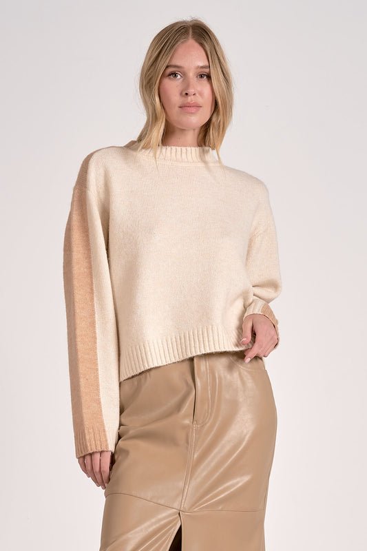 Megan Crew Neck Sweater Top