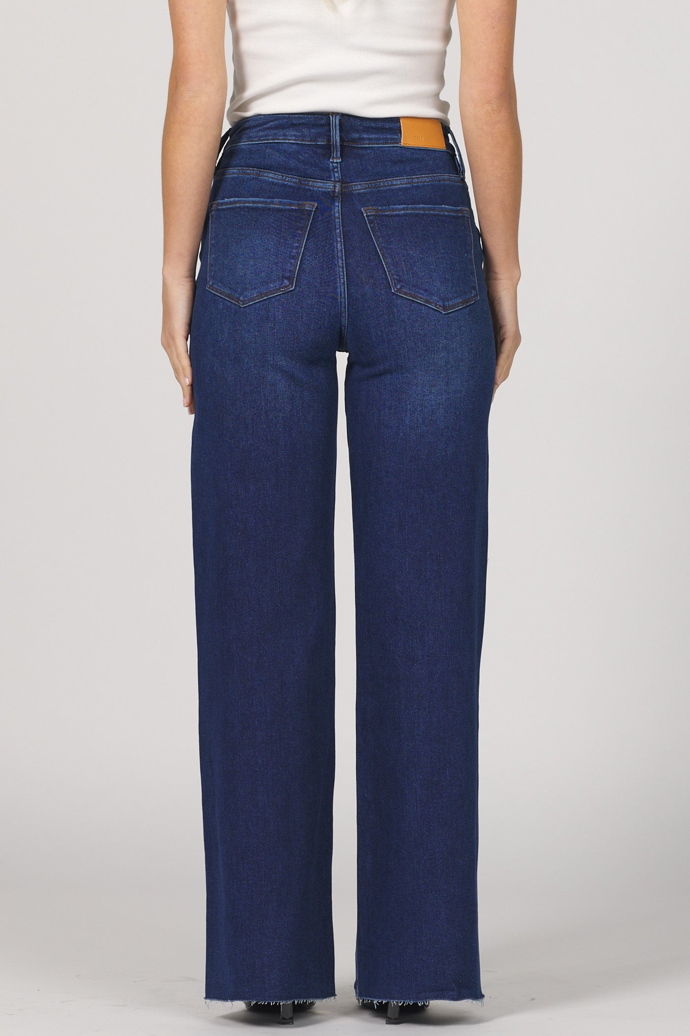 Fiona Wide Leg Denim Dk Wash
