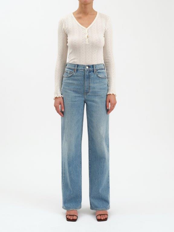City Straight High Rise Denim