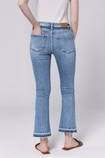 Jeanne High Rise Cropped Flare Jeans