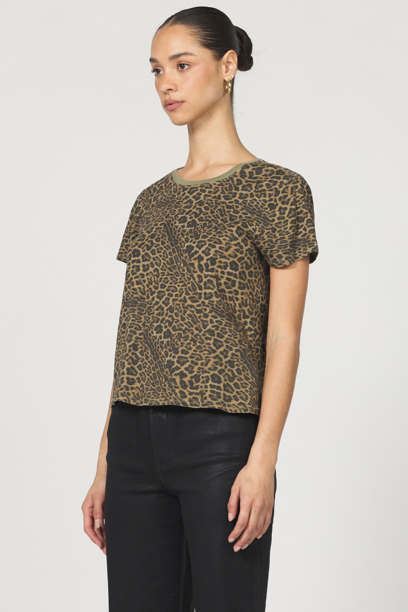 Unity Vetiver Leopard Tee