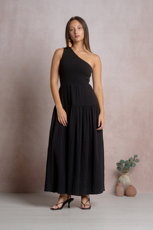 June One Shoulder Maxi Dress