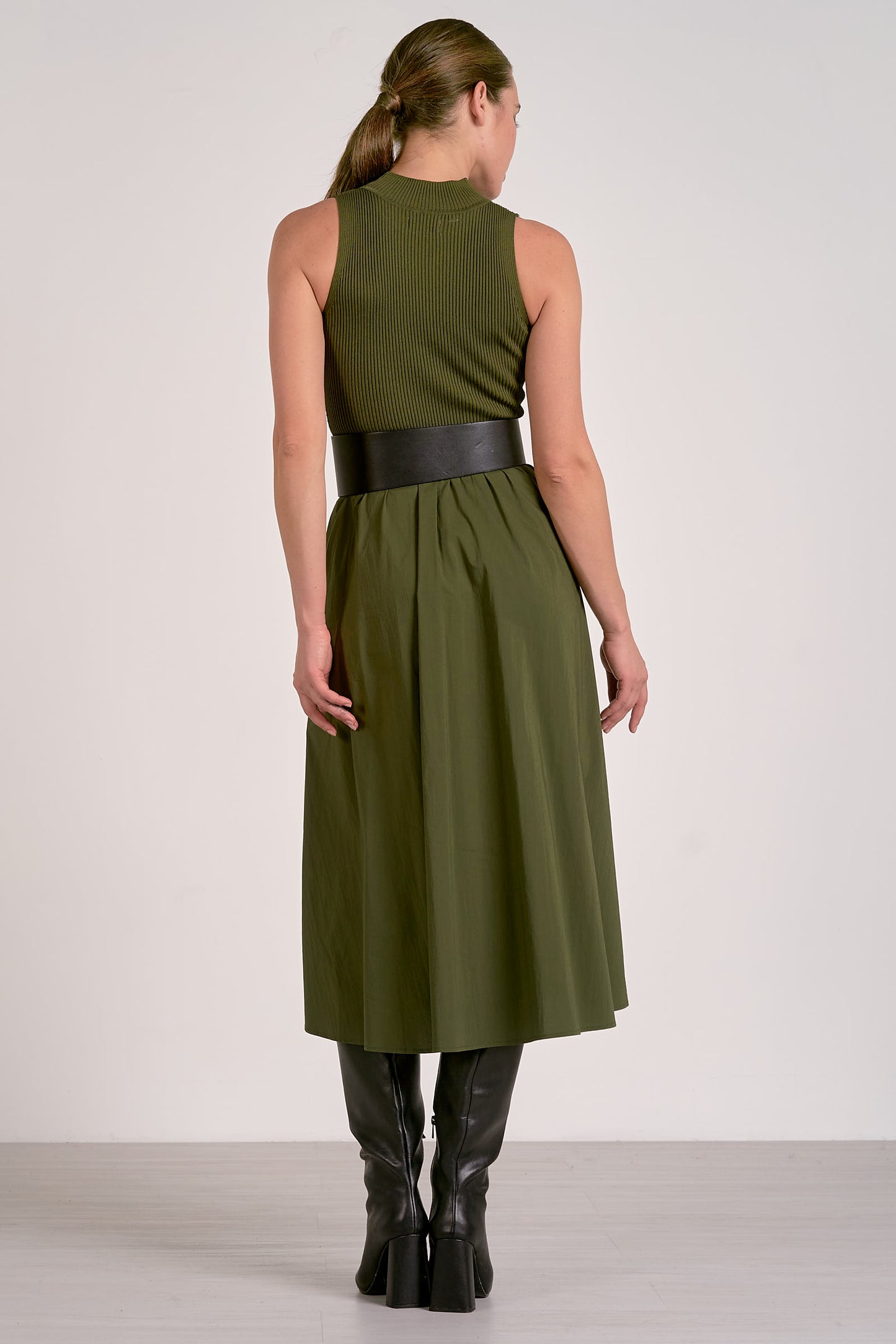 Holly Mock Neck Maxi Dress