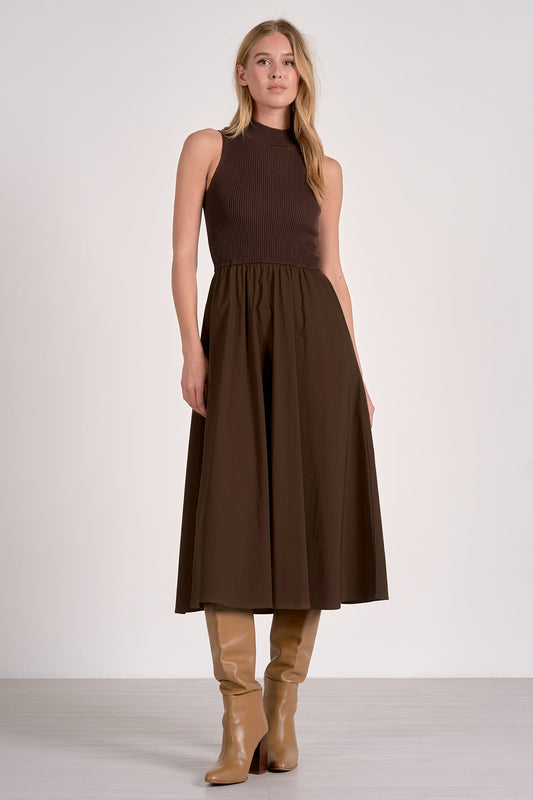 Holly Mock Neck Maxi Dress
