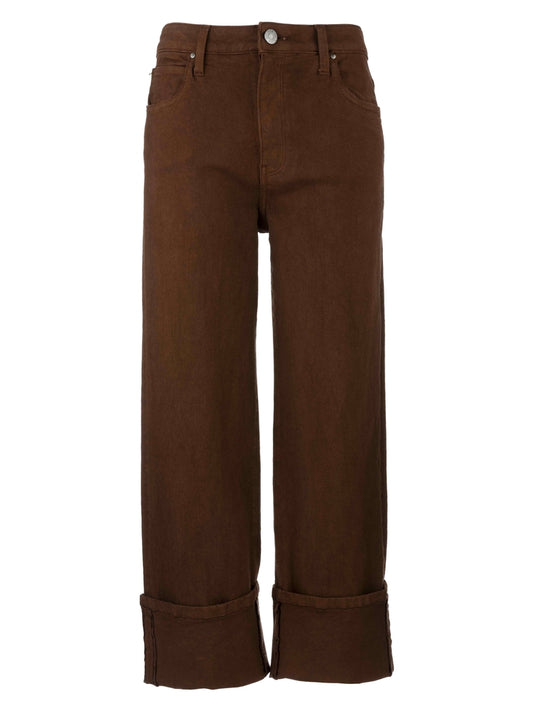 Sienna High Rise Straight Leg Cuff Denim