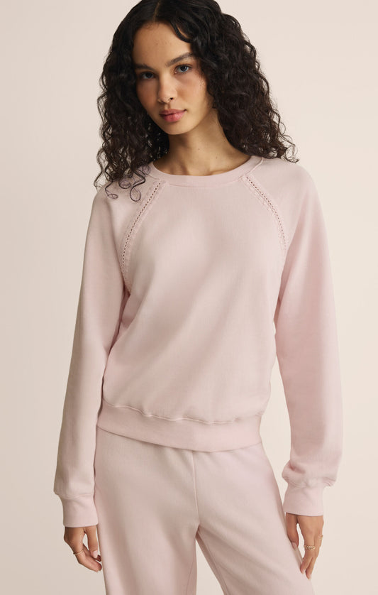 Daphne Embroidery Crewneck Sweatshirt