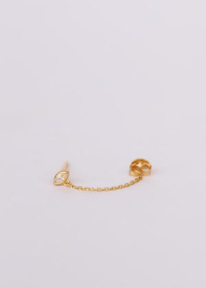 Oval Chain Huggies