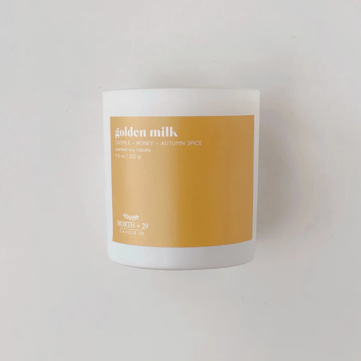 
            
                Load image into Gallery viewer, Golden Milk Soy Candle
            
        