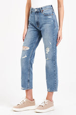 Jodi High Rise Straight Leg Denim